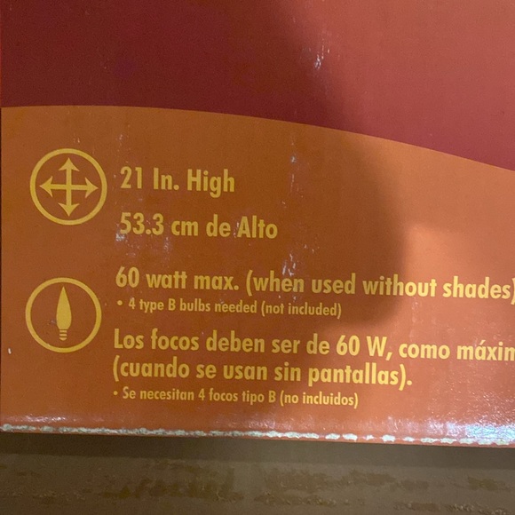 Small Chandelier. New in Box. Nickel Finish. - Picture 2 of 6